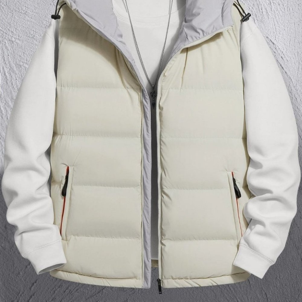Apricot Mens Puffer Coat - Picture 2 of 8